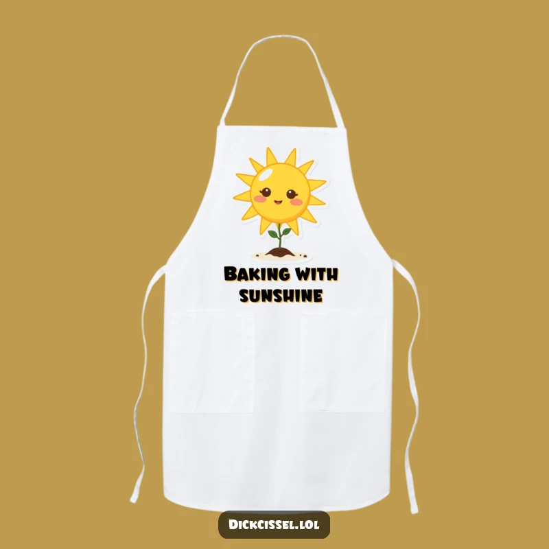 Funny Sun Seedling Apron - Chef's Garden of Growth Gift