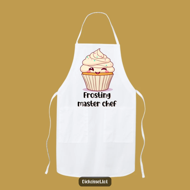 Funny Cupcake Chef Apron: Bake with Sweet Style and Playful Charm