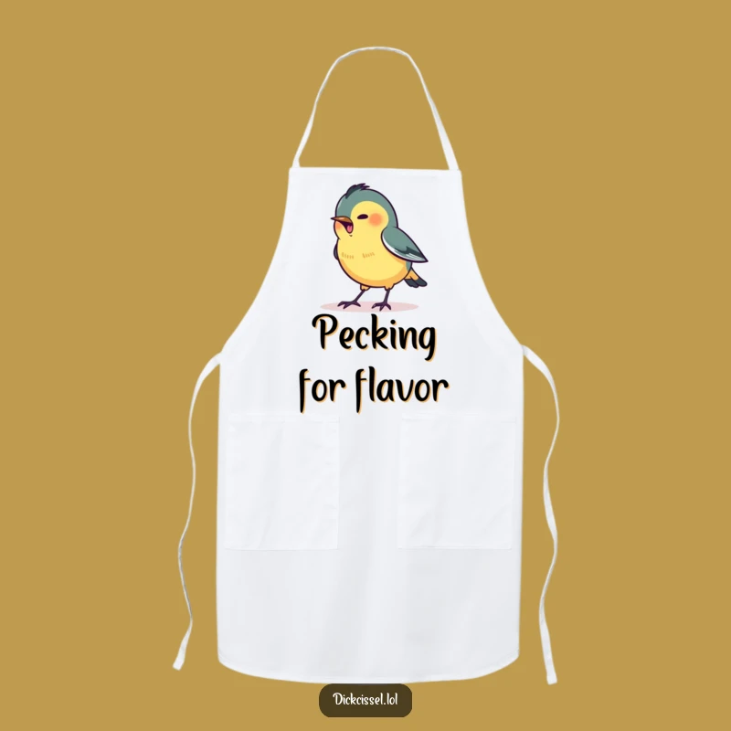 Funny Pecking Dickcissel Apron: Focused Kitchen Fun, Great Driven Funny Gift