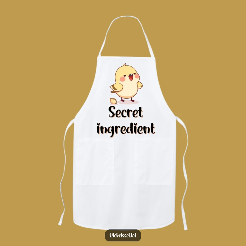Funny Pecking Bird Apron - Kitchen Humor & Gift for Foodies