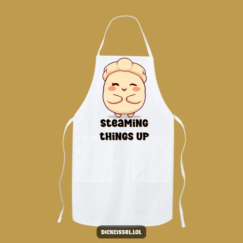 Funny Dumpling Hug Apron: Winking Comfort Kitchen Fun, Great Funny Gift