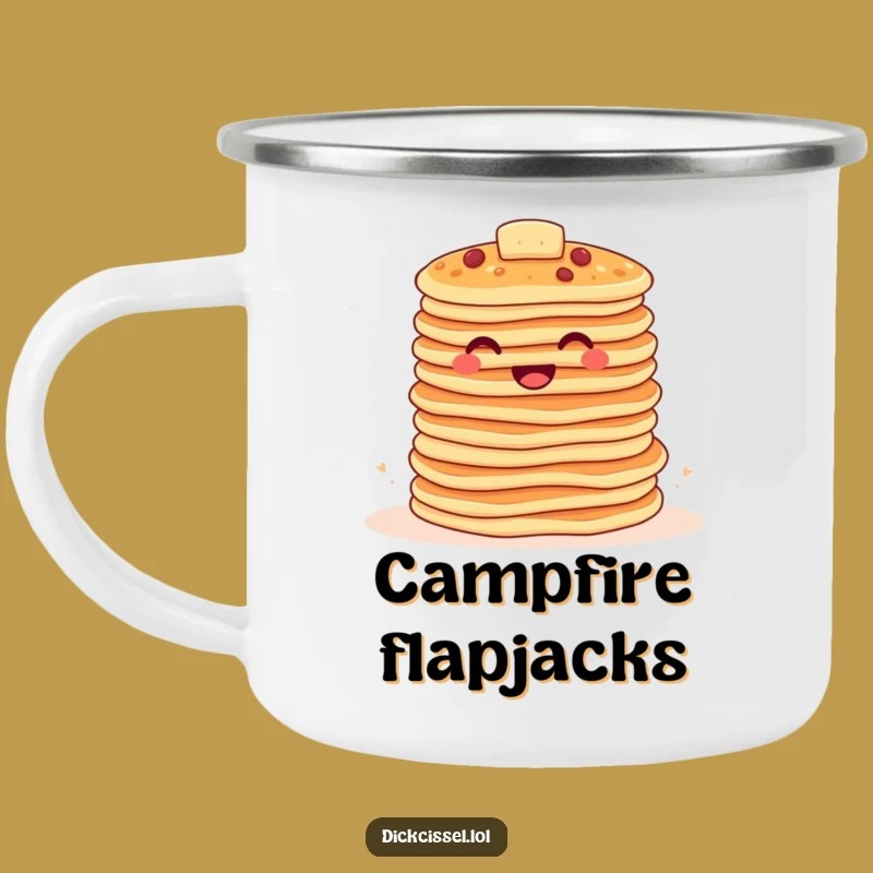 Funny Pancake Camping Mug: Breakfast Adventure Awaits