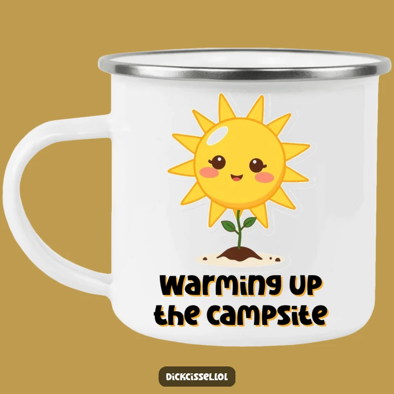 Funny Sun Seedling Camping Mug - Outdoor Gardener Gift