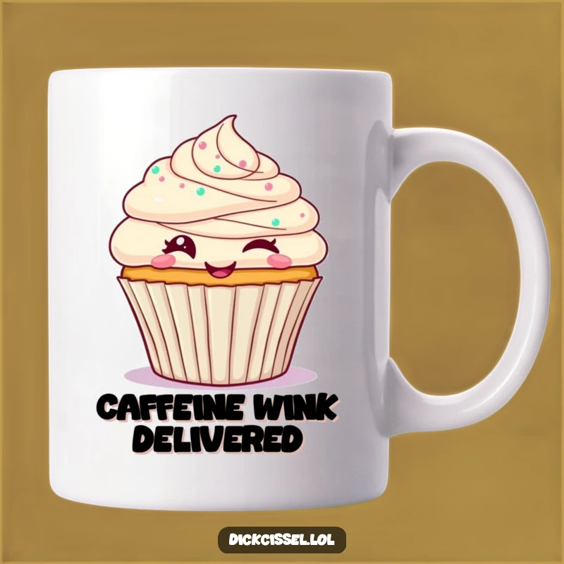 Funny Cupcake Wink Mug: A Sweet and Playful Gift for Dessert Lovers