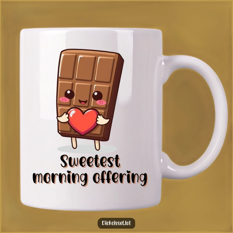 Funny Chocolate Heart Mug: Share the Love, A Sweet and Funny Gift for Cocoa Lovers