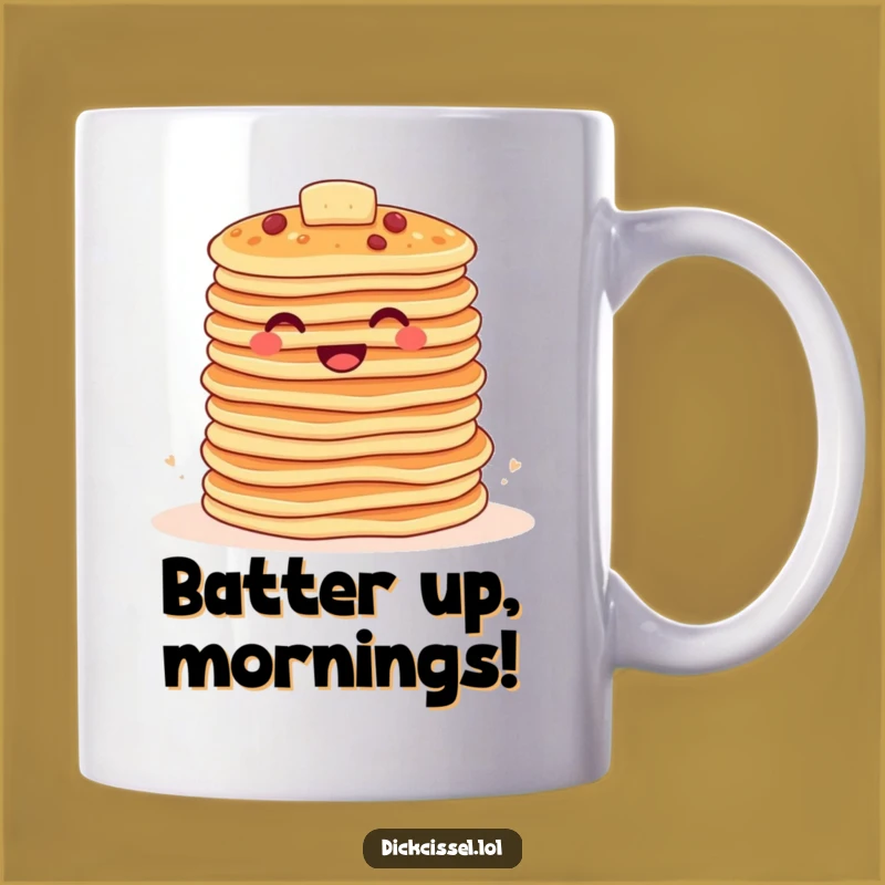 Funny Pancake Stack Mug: Breakfast Joy and Bouncing Fun Gift