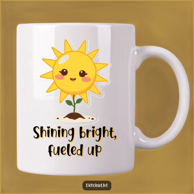 Funny Sun Seedling Mug - Bright Morning Gardener Gift
