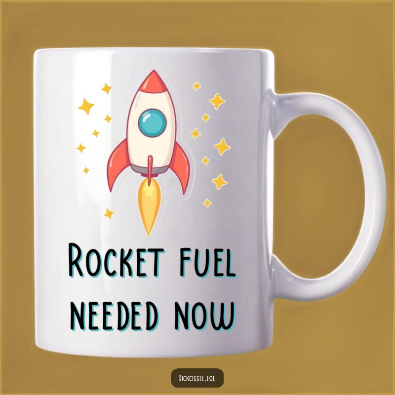 Funny Rocket Blast-Off Mug: A Stellar Gift for Aspiring Astronauts