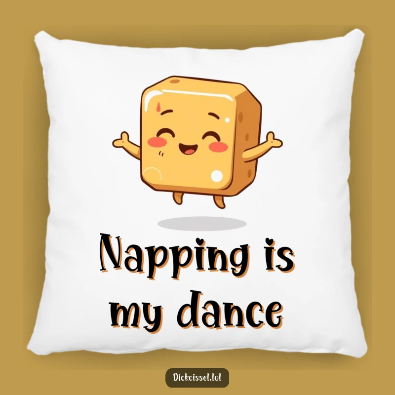 Cozy Funny Caramel Dance Pillow: Cuddle Up with Sweet Moves, Adorable Funny Gift