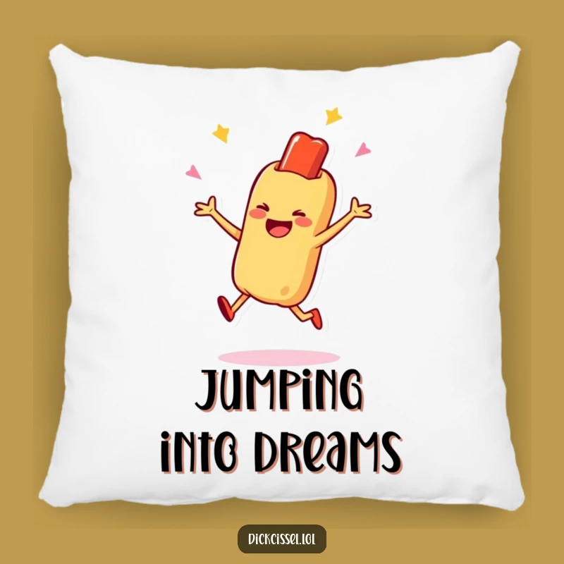 Funny Hot Dog Jump Pillow: Cuddle Up with Celebration, Perfect Funny Gift