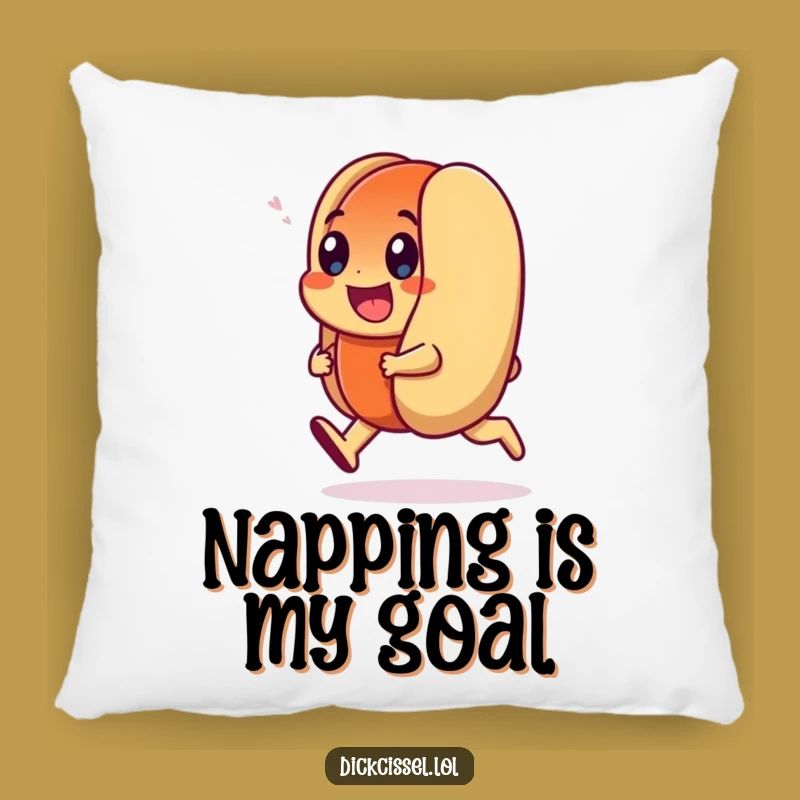 Funny Hot Dog Trot Pillow: Cozy Wiener Comfort, Perfect Funny Gift