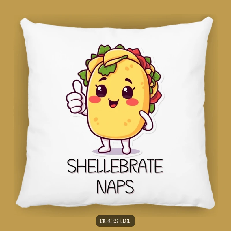 Funny Taco Thumbs Up Pillow: Snuggle Up with this Hilarious Comfort Cushion