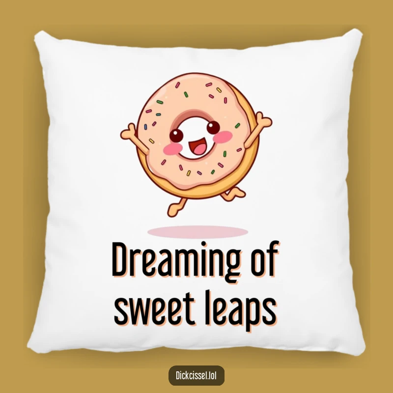Soft Funny Cheerful Donut Pillow - Comfy Treat, Adorable Funny Gift