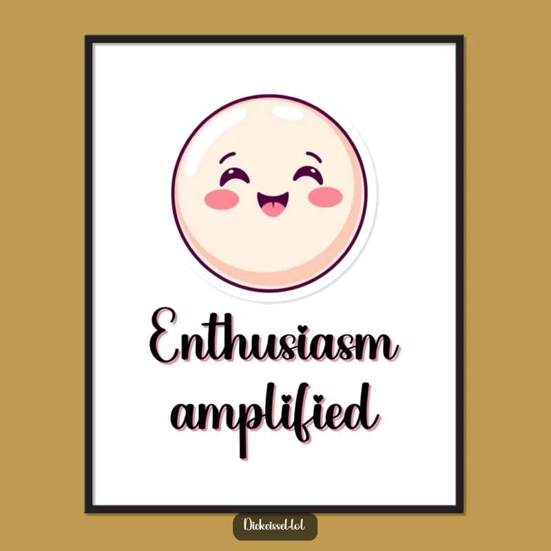 Funny Candy Button Nod Digital Art: Instant Positive Decor, Downloadable Funny Gift