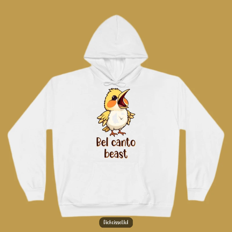Funny Opera Bird Hoodie - Cozy & Comedic Gift for Divas