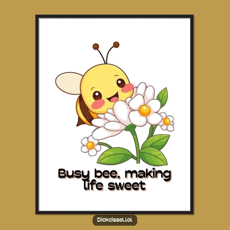 Free Printable Bee Wall Art - Joyful Buzzing Downloadable Art for Your Home