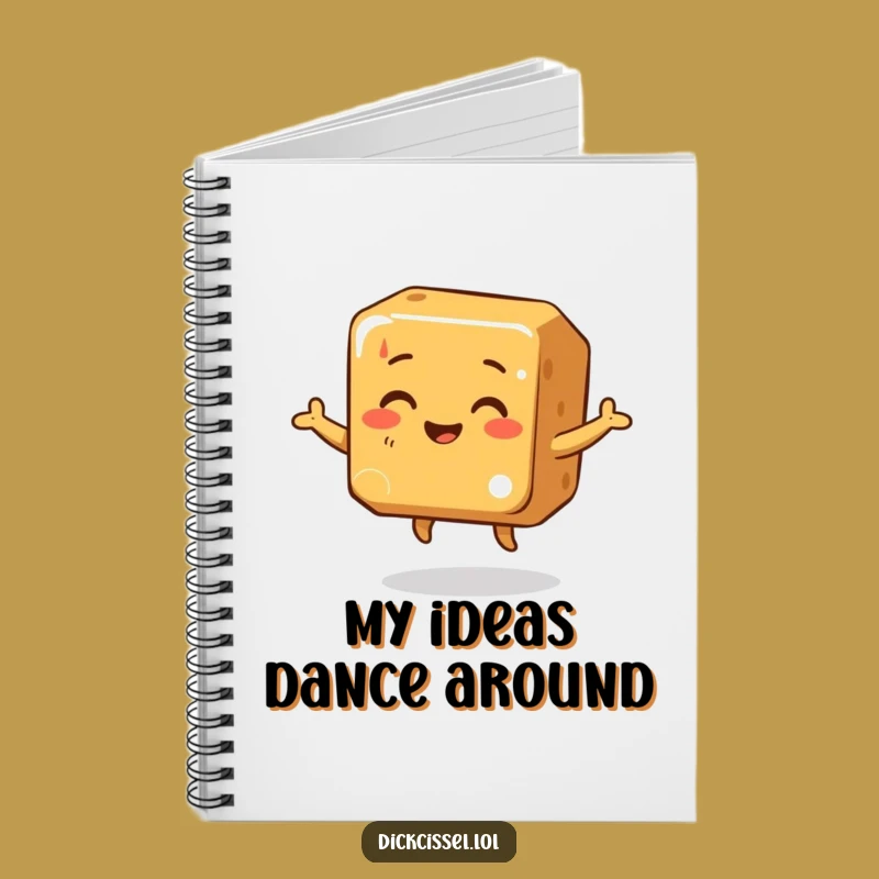 Funny Caramel Dance Notebook: Jot Down Groovy Ideas, Perfect Funny Gift for Writers