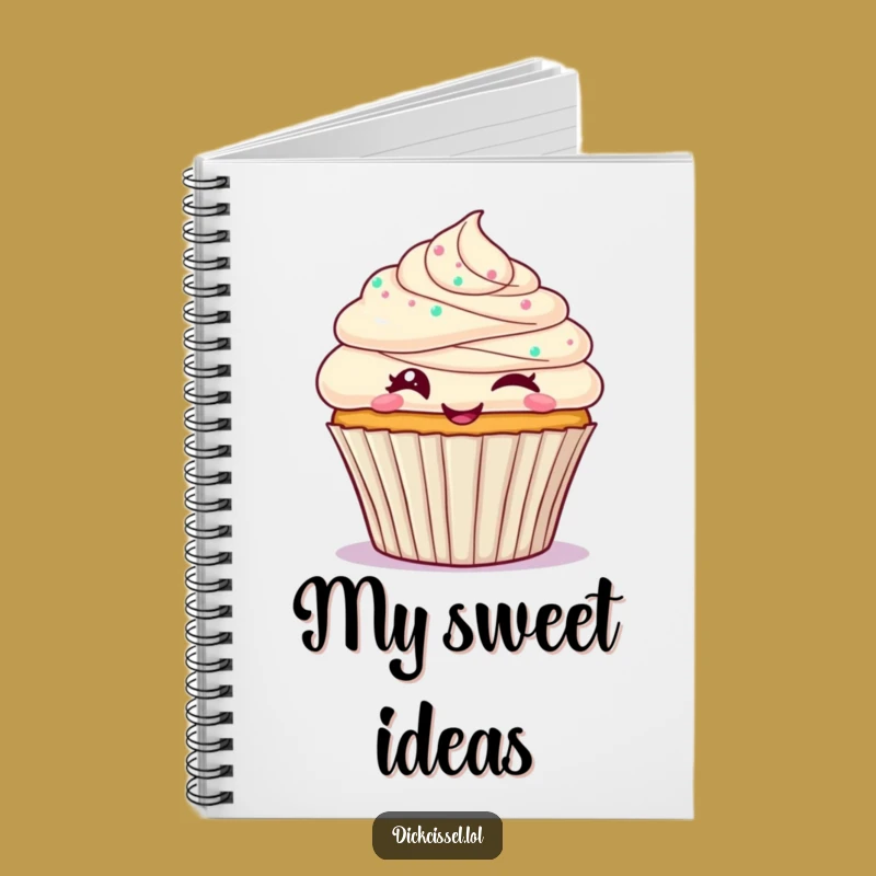 Funny Cupcake Wink Notebook: Jot Down Sweet Thoughts with Playful Charm