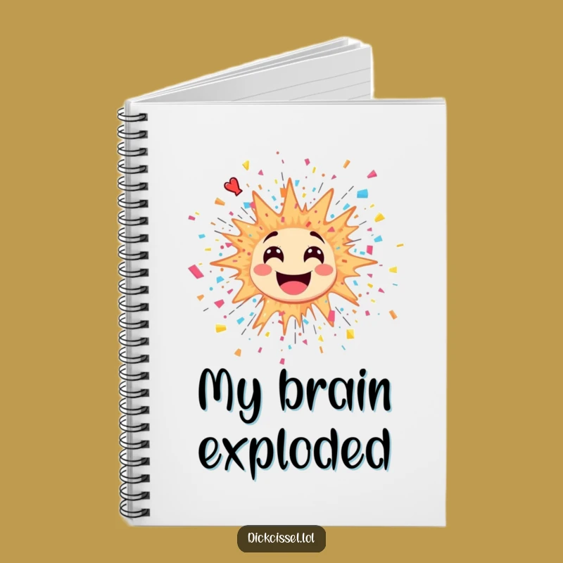 Funny Explosion Sticker Notebook: Explode with Ideas and Fun