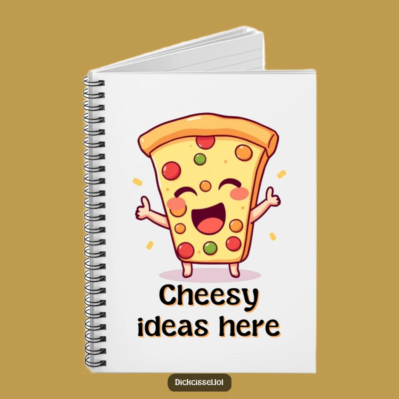 Funny Pizza Wink Notebook: Jot Down Ideas with Cheesy Charm
