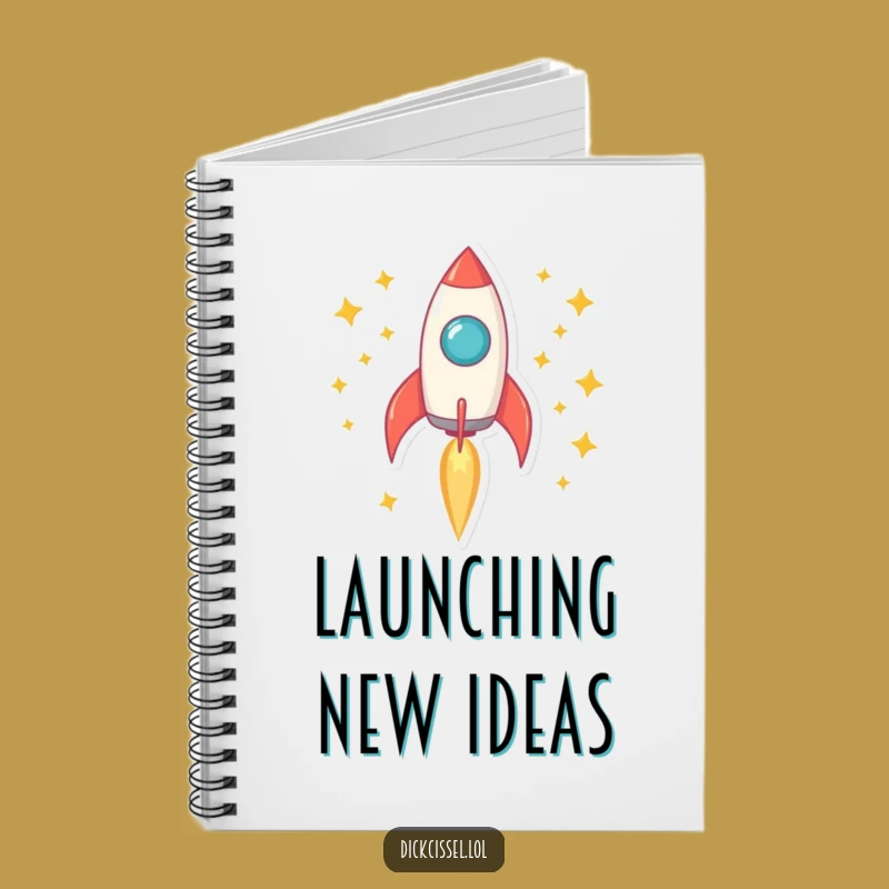 Funny Rocket Blast-Off Notebook: Chart Your Course for Galactic Ideas