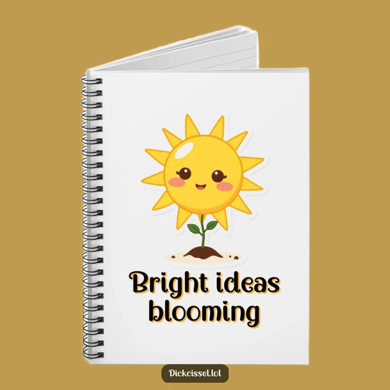 Funny Sun Seedling Notebook - Gardener's Journal of Growth Gift