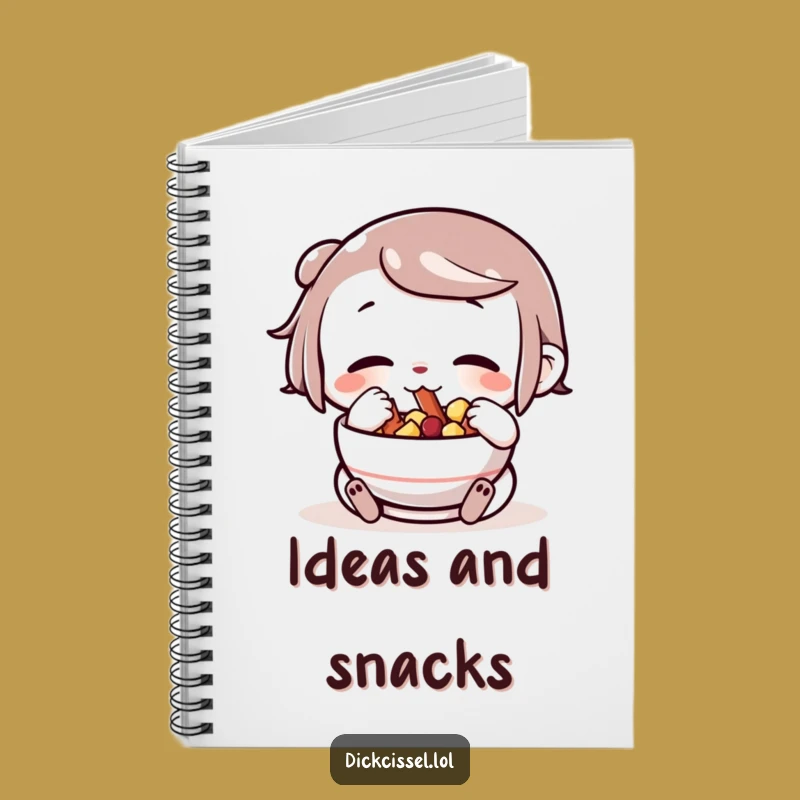 Funny Snack Notebook: Munchies Journal, Writing Gift