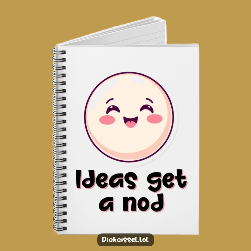 Funny Candy Button Nod Notebook: Jot Down Agreeable Ideas, Perfect Funny Gift