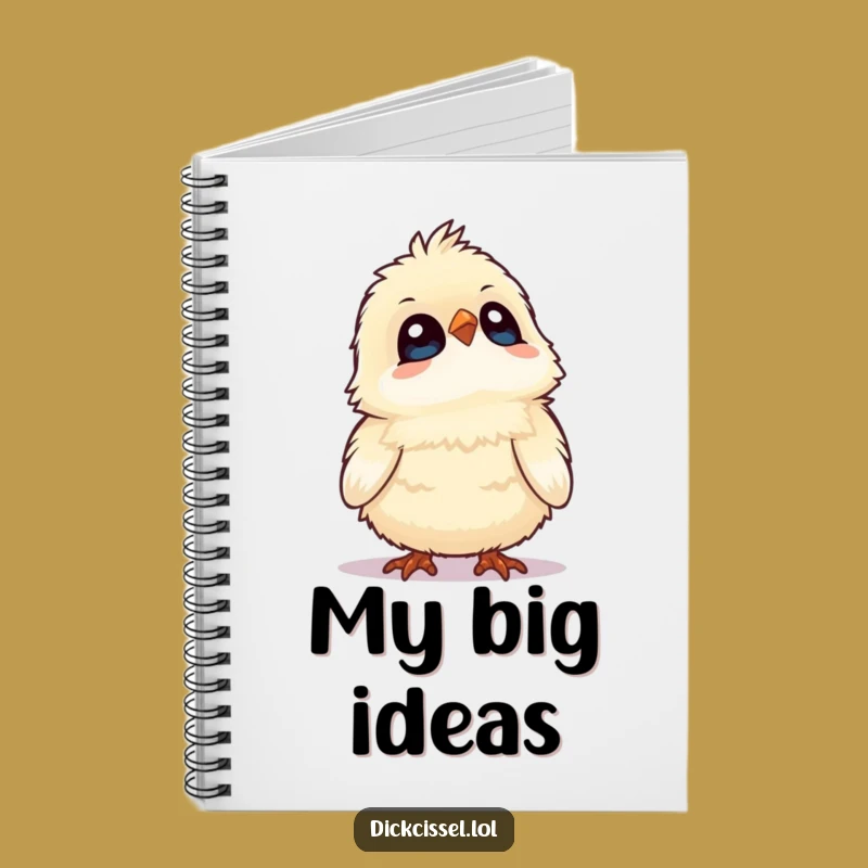 Funny Fluffy Bird Notebook - Document Wonders with Humor Gift