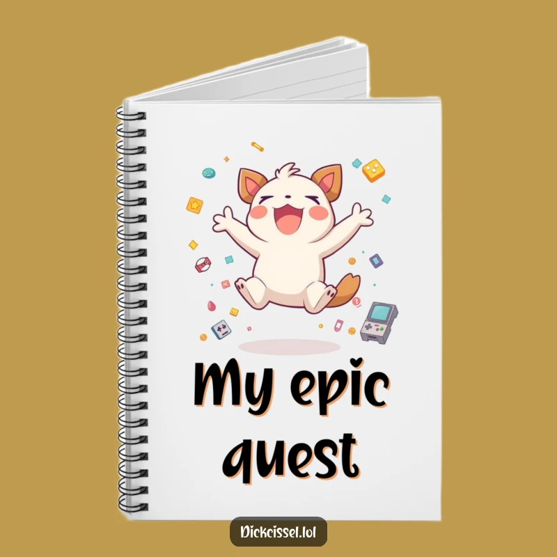 Funny Gamer Creature Notebook: Strategy Journal, Gaming Writing Gift