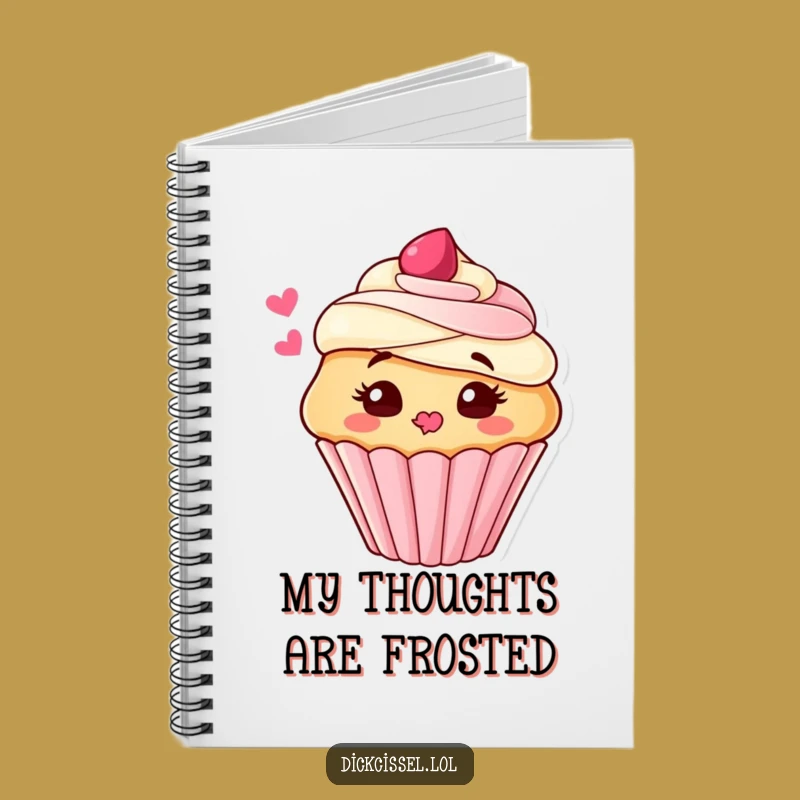 Funny Cupcake Kiss Notebook: Playful Frosting Smooch Journal, Perfect Funny Gift