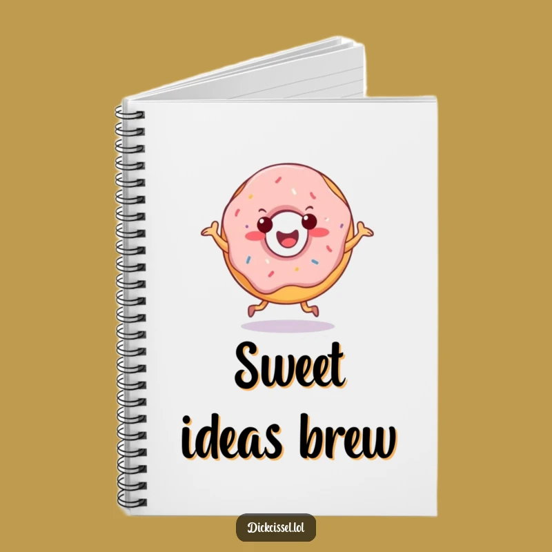 Funny Doughnut Jig Notebook: Jot Down Thoughts with Cheerful Flair