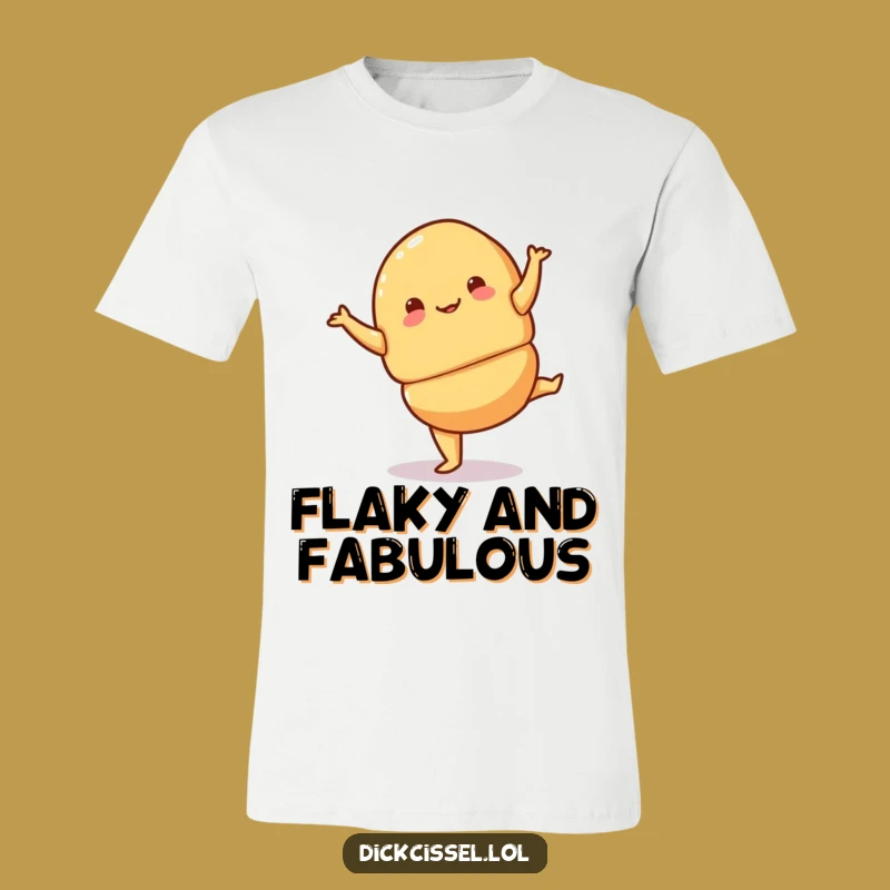 Funny Croissant Pirouette T-Shirt - Playful Apparel, Great Funny Gift