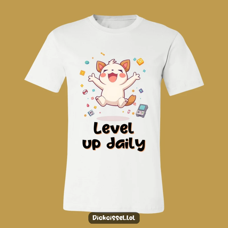 Funny Gamer Creature T-Shirt: Victory Dance, Casual Gaming Gift