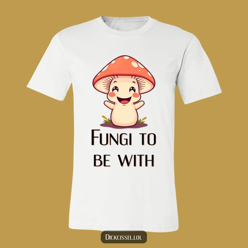 Funny Mushroom Grin Shirt - Cheerful Fungi Apparel Gift