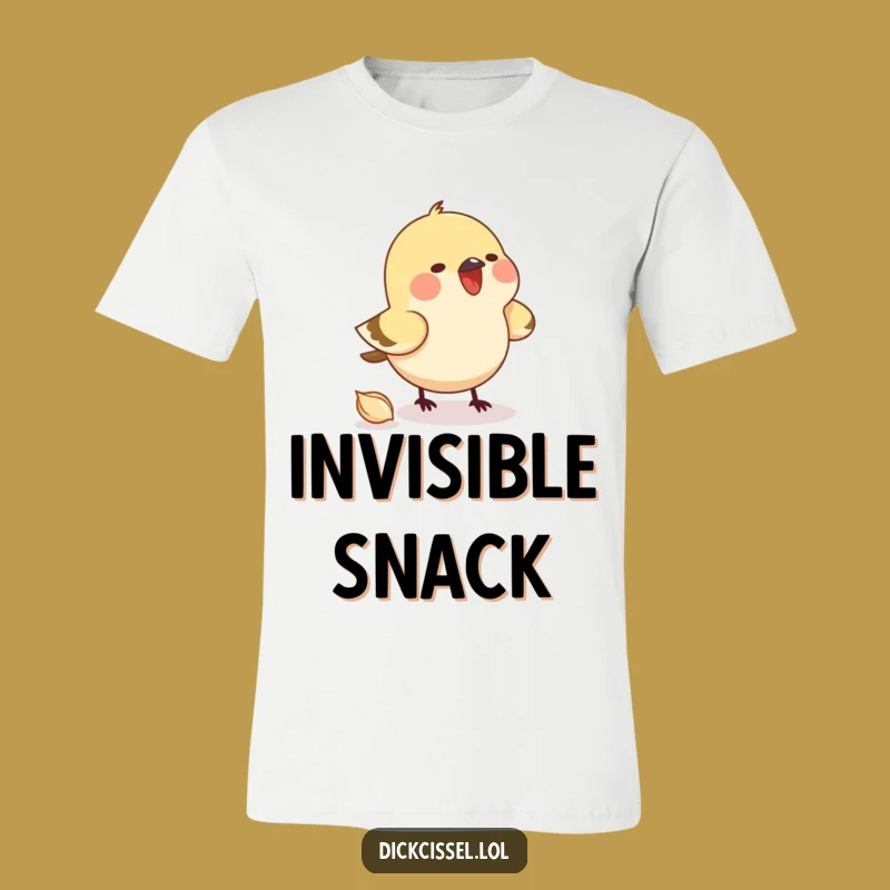 Funny Pecking Bird T-Shirt - Amusing Gift for Focused Bird Watchers