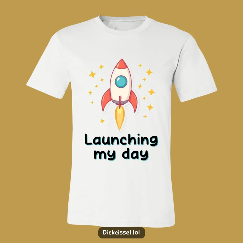 Funny Rocket Blast-Off T-Shirt: Boldly Go Where Humor Hasn't Gone