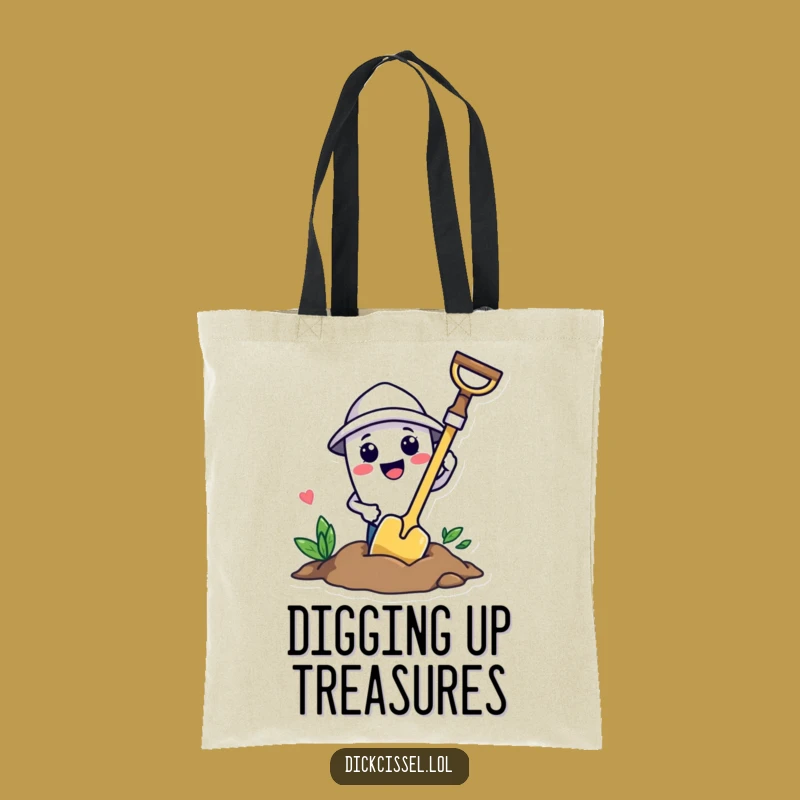 Funny Trowel Digging Tote Bag - Gardener's Essential Accessory Gift