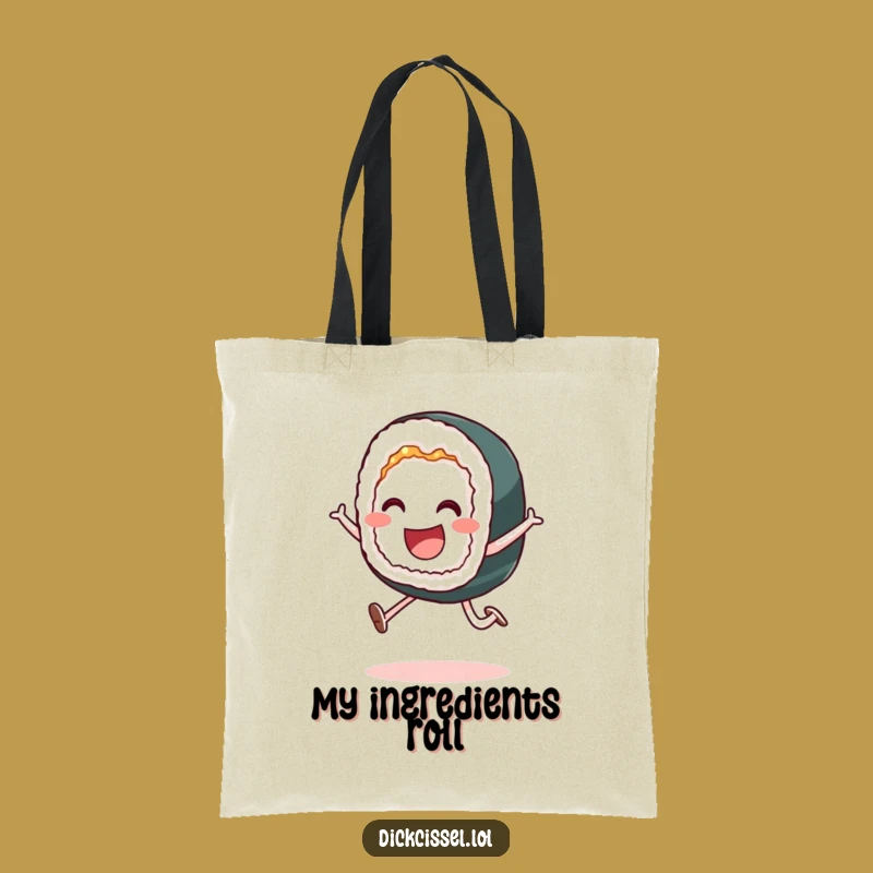 Funny Sushi Leap Tote Bag: Carry Your Essentials with Playful Style