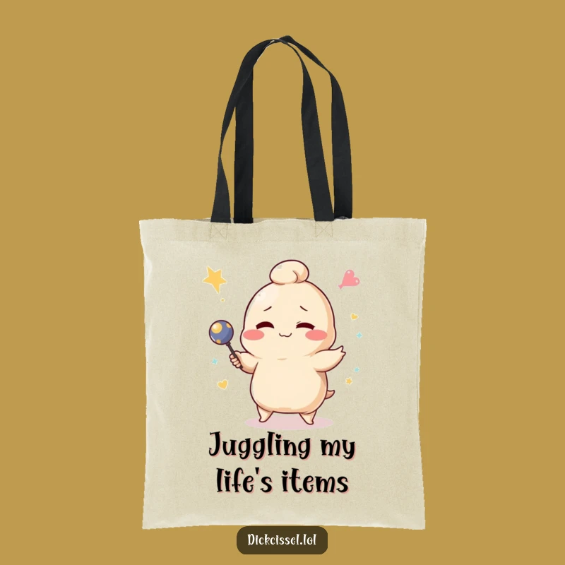 Funny Dumpling Juggling Tote Bag: Stylish & Hilarious Accessory for Everyday Fun